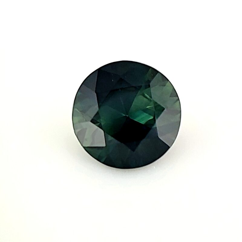 Sapphire, Blue Green, Round, 1.81 ct