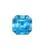 10.13 ct, Blue, Zircon, Asscher