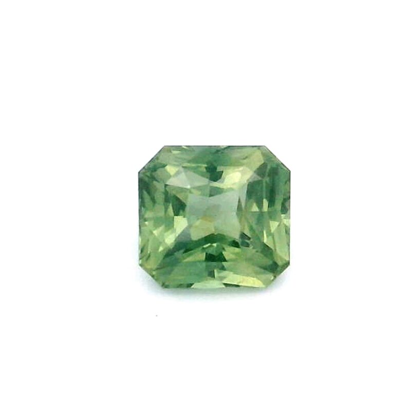 Sapphire, Green, Radiant, 1.68 ct