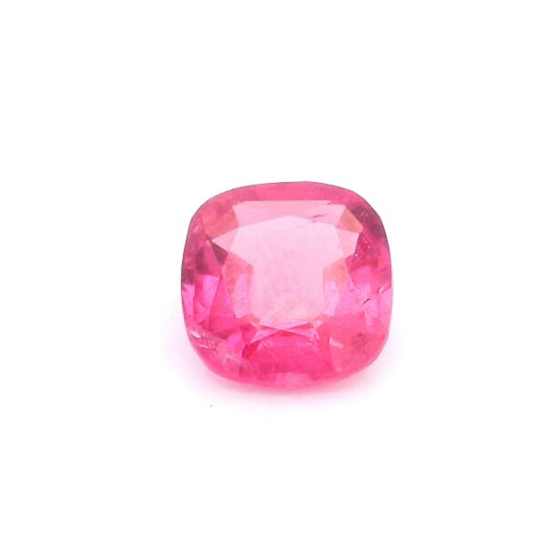 2.61 ct, Pink, Tourmaline, Cushion