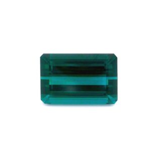 10.11 ct, Blue Green, Tourmaline, Emerald cut