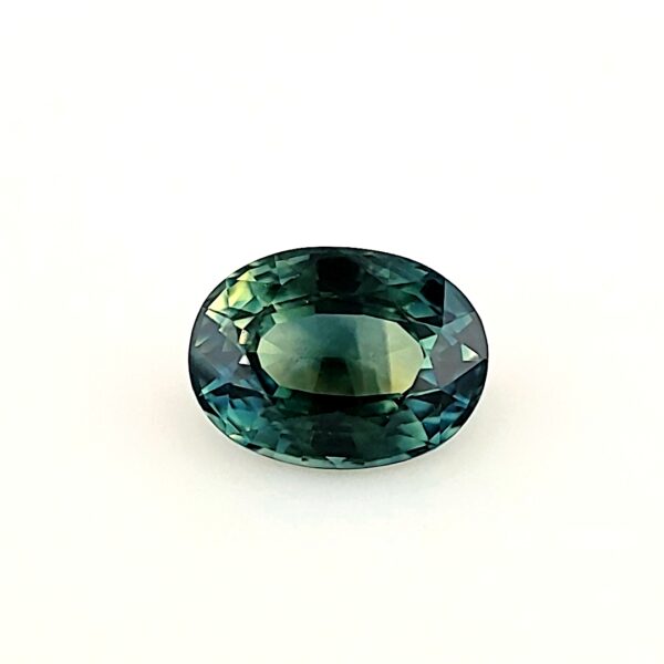 1.47 ct, Blue Green, Sapphire, Oval