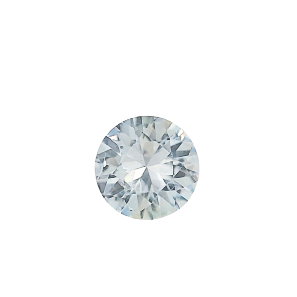 1.91 ct, White, Sapphire, Round