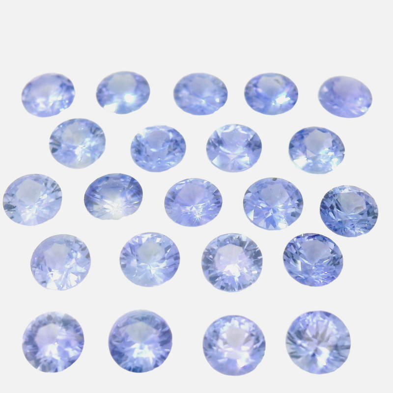 Sapphire, Blue, Round, 4.18 ct