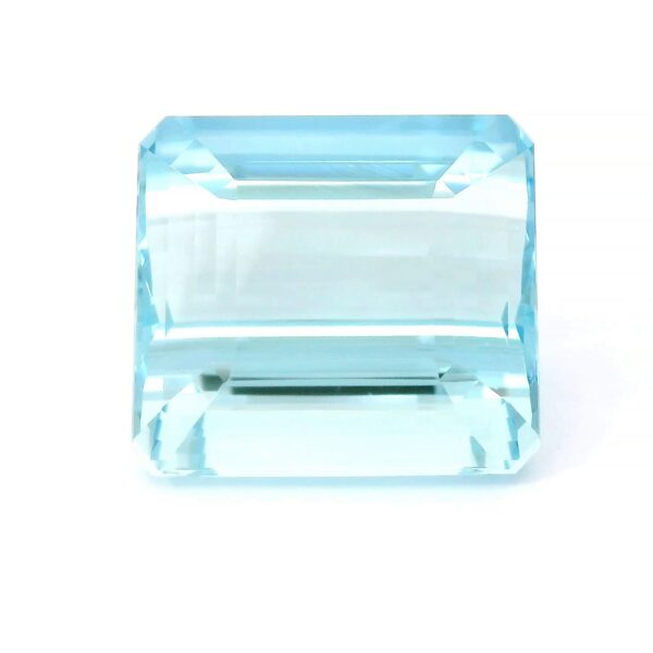 12.29 ct, Blue, Aquamarine, Emerald cut