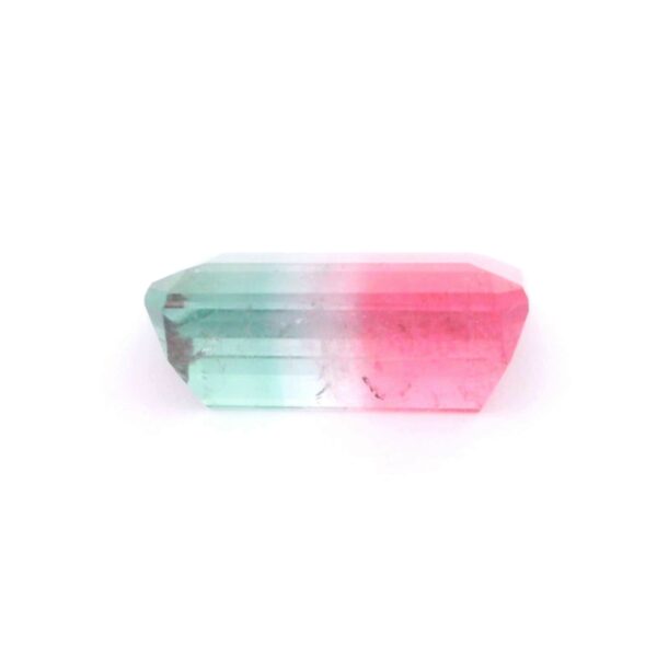 6.94 ct, Bi-color, Tourmaline, Emerald cut - Image 3