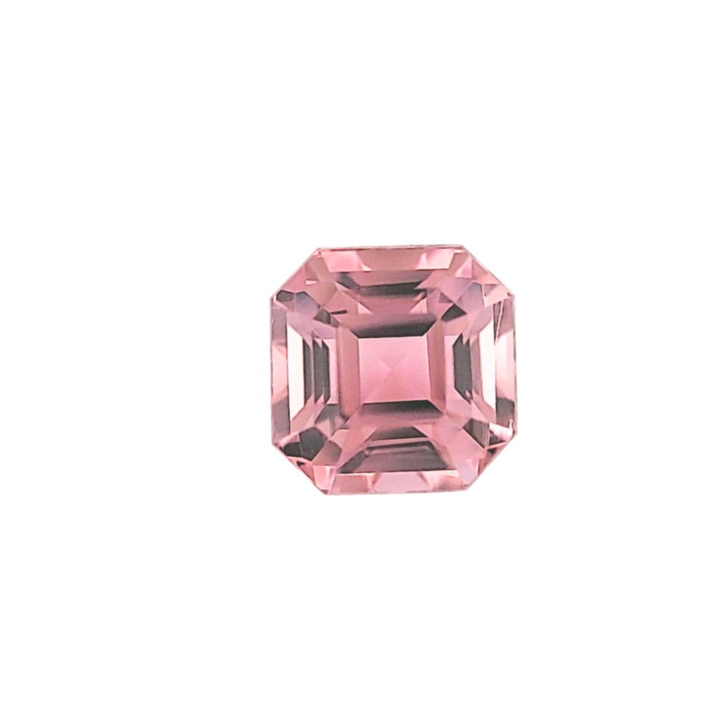 Tourmaline, Pink, Asscher, 3.78 ct