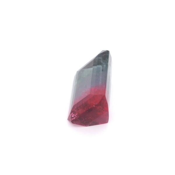 13.07 ct, Bi-color, Tourmaline, Emerald cut - Image 2