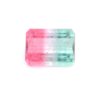 6.52 ct, Bi-color, Tourmaline, Emerald cut