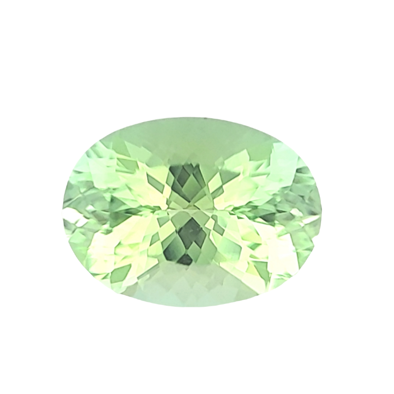 Tourmaline, Green, Oval, 3.07 ct