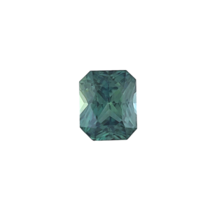 1.51 ct, Blue Green, Sapphire, Radiant