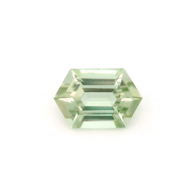 1.04 ct, Green, Tourmaline, Hexagon