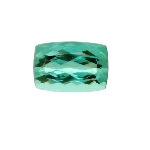 9.90 ct, Blue Green, Tourmaline, Cushion