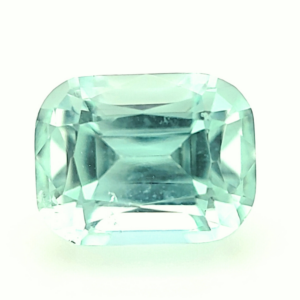 3.69 ct, Green, Tourmaline, Cushion