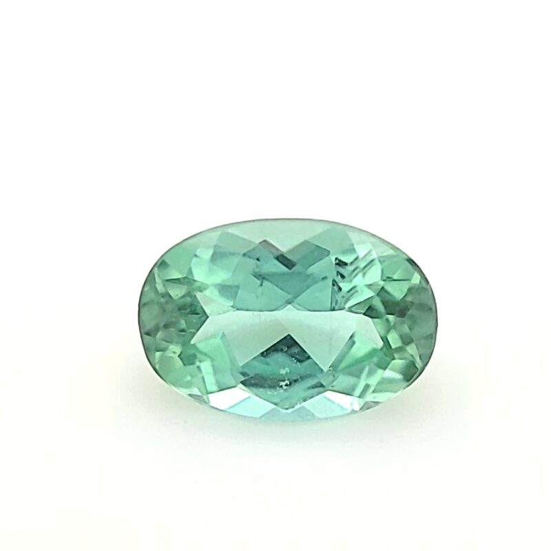 Tourmaline, Green, Oval, 0.86 ct