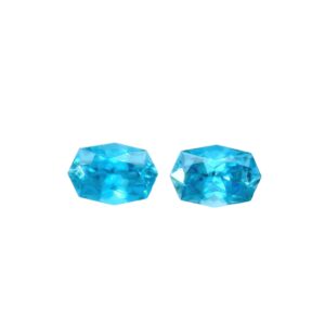 3.75 ct, Blue, Zircon, Designer Cut