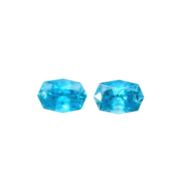 3.75 ct, Blue, Zircon, Designer Cut