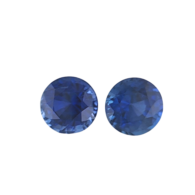 Sapphire, Blue, Round, 2.77 ct