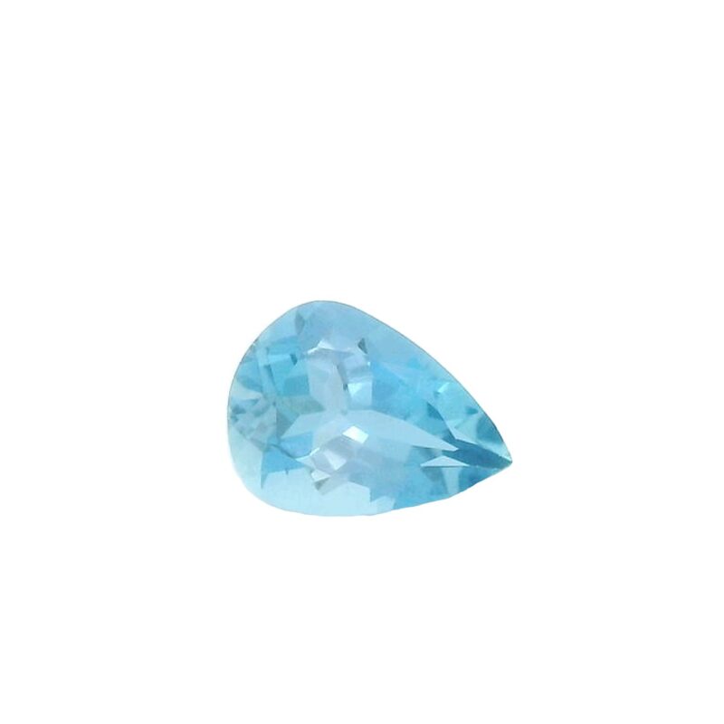 Aquamarine, Blue, Pear, 1.01 ct