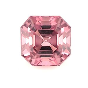 6.40 ct, Pink, Tourmaline, Asscher