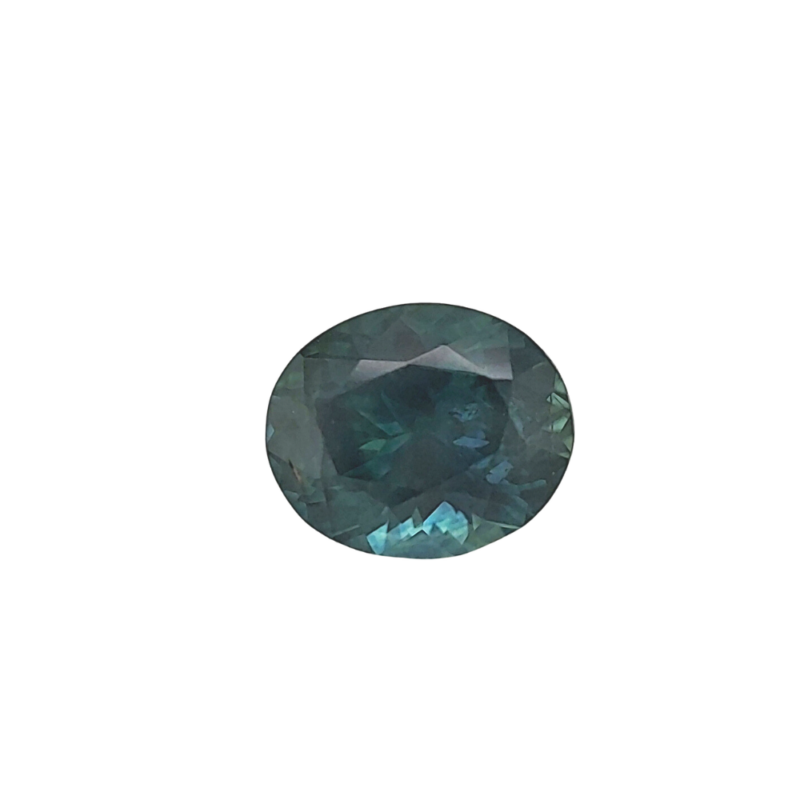 Montana Sapphire, Blue Green, Oval, 1.93 ct