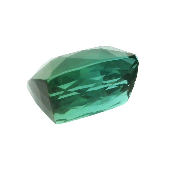 6.95 ct, Blue Green, Tourmaline, Cushion - Image 2