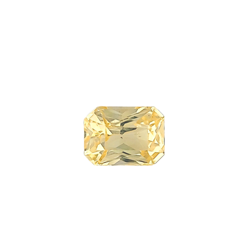 Sapphire, Yellow, Radiant, 1.23 ct