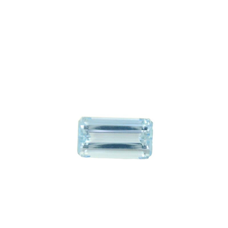 Aquamarine, Blue, Emerald cut, 2.07 ct