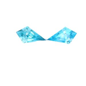 3.16 ct, Blue, Zircon, Kite