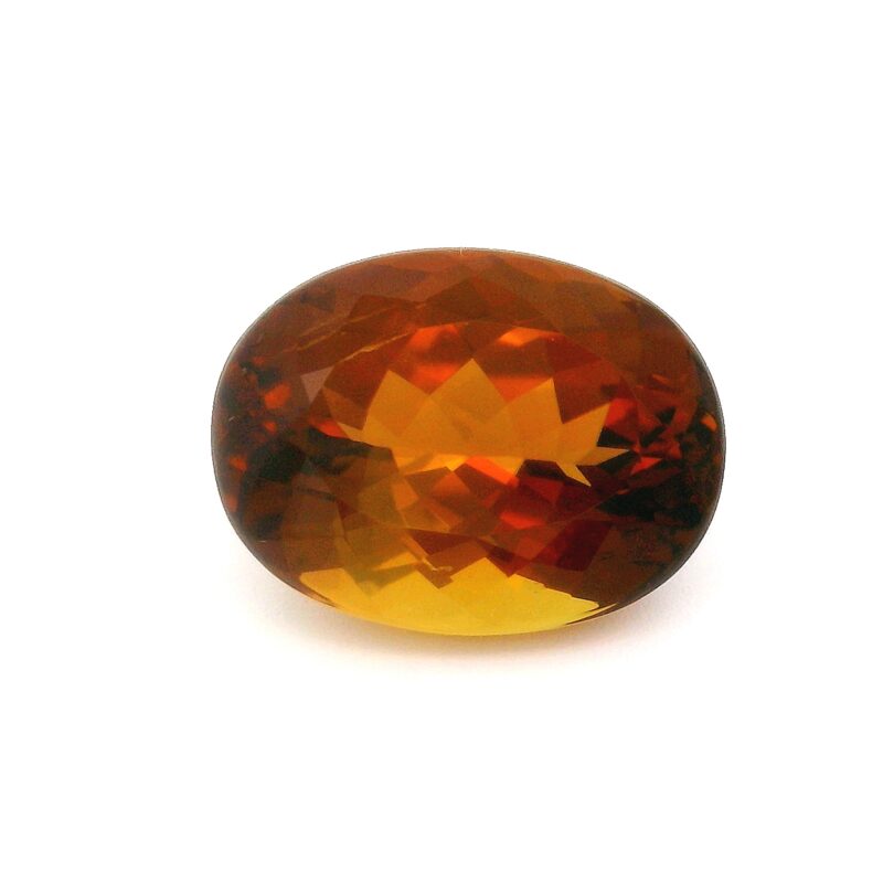 Tourmaline, Brown, Oval, 8.92 ct