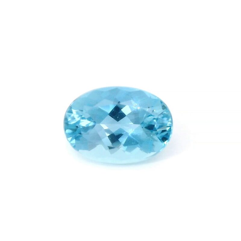 Aquamarine, Blue, Oval, 2.98 ct