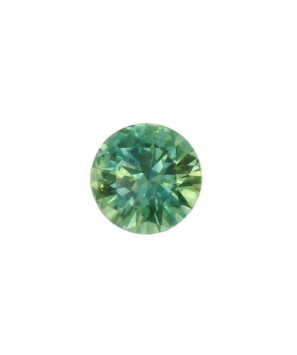 0.80 ct, Blue Green, Montana Sapphire, Round