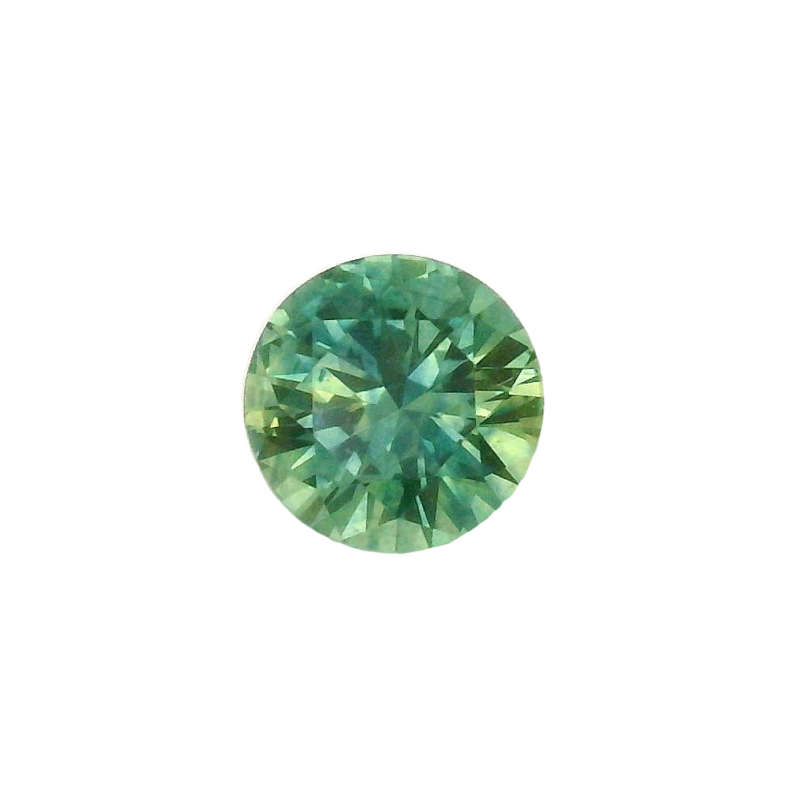 Montana Sapphire, Blue Green, Round, 0.80 ct