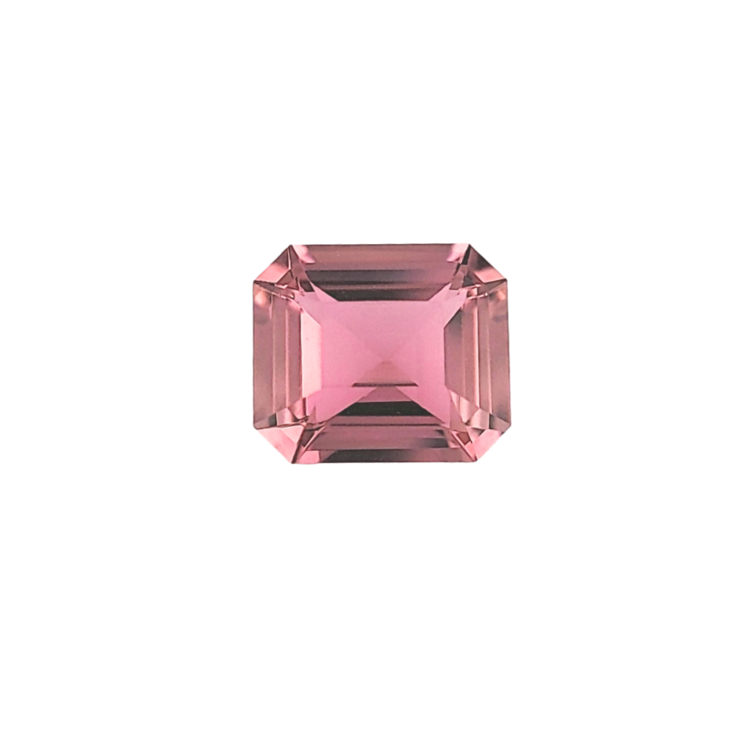 Tourmaline, Pink, Emerald cut, 2.48 ct