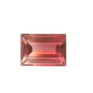 3.07 ct, Bi-color, Tourmaline, Baguette