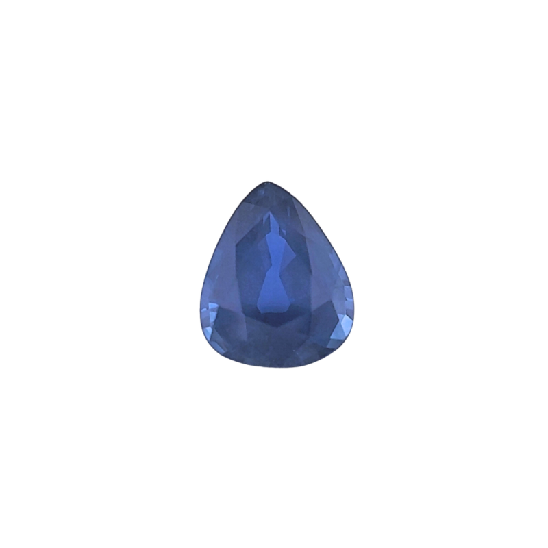 Sapphire, Blue, Pear, 1.55 ct