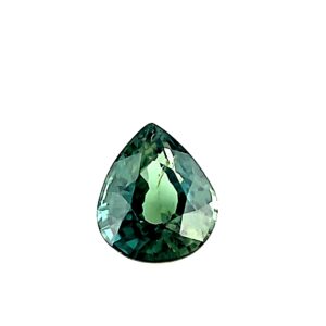 1.00 ct, Blue Green, Sapphire, Pear