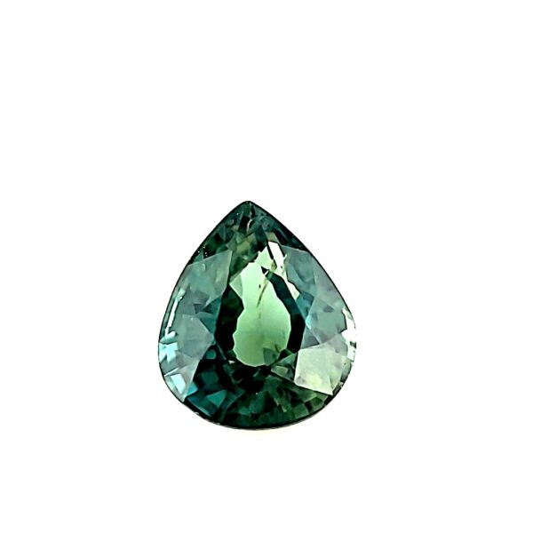 1.00 ct, Blue Green, Sapphire, Pear