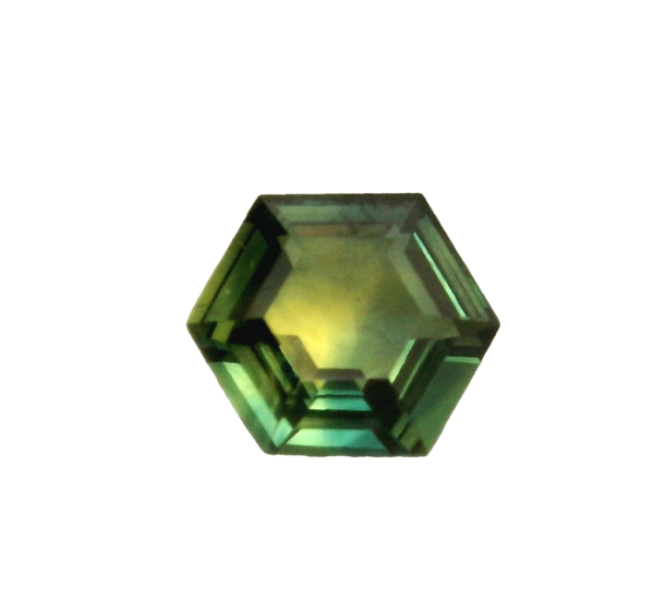 1.35 ct, Blue Green, Sapphire, Hexagon