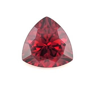 5.89 ct, Red, Rhodolite, Trillion