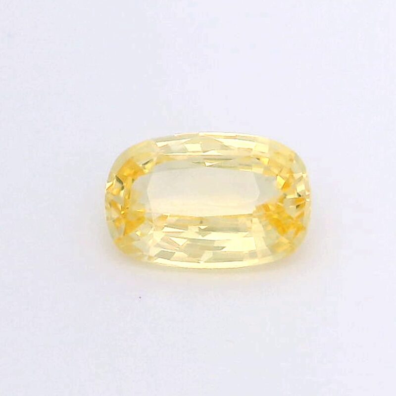 Sapphire, Yellow, Cushion, 2.05 ct