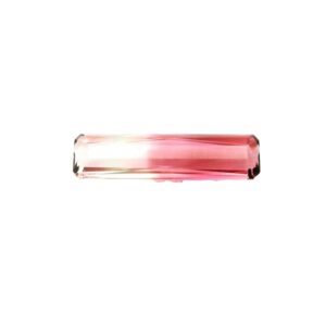 4.32 ct, Bi-color, Tourmaline, Emerald cut