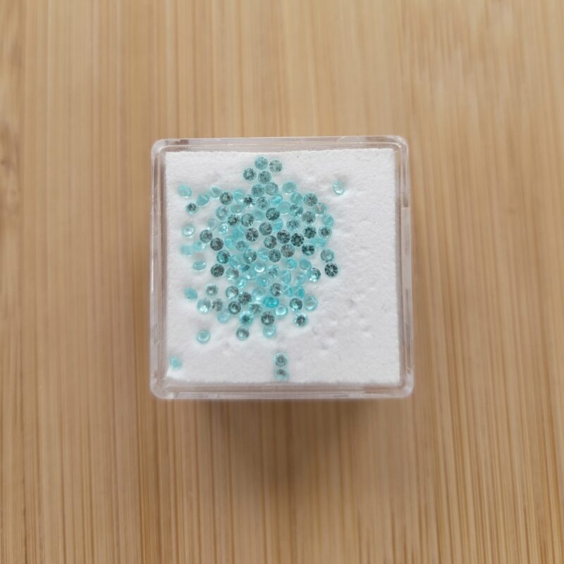 Paraiba tourmaline, Blue, Round, 1.33 ct
