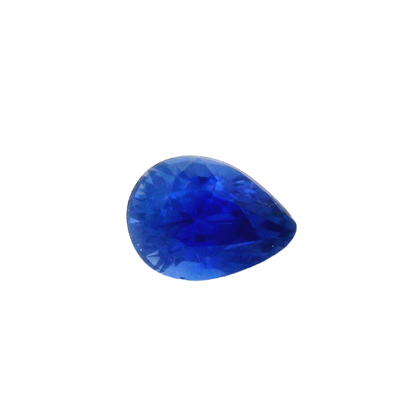 Sapphire, Blue, Pear, 1.07 ct