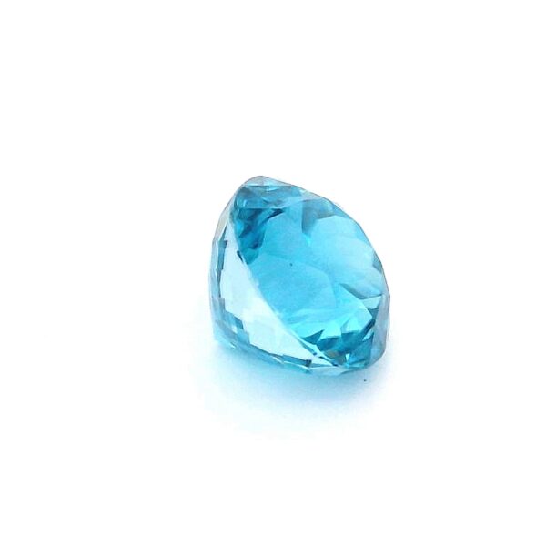 4.85 ct, Blue, Zircon, Round - Image 3