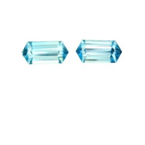 3.73 ct, Blue, Zircon, Hexagon