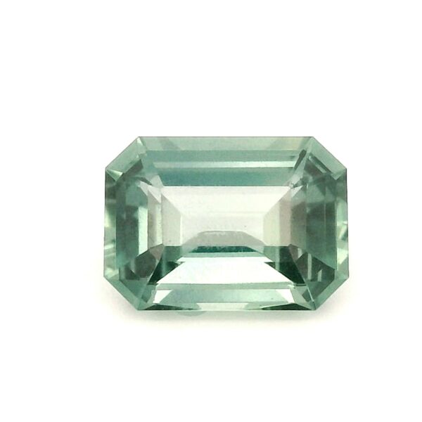 2.24 ct, Blue Green, Sapphire, Emerald cut