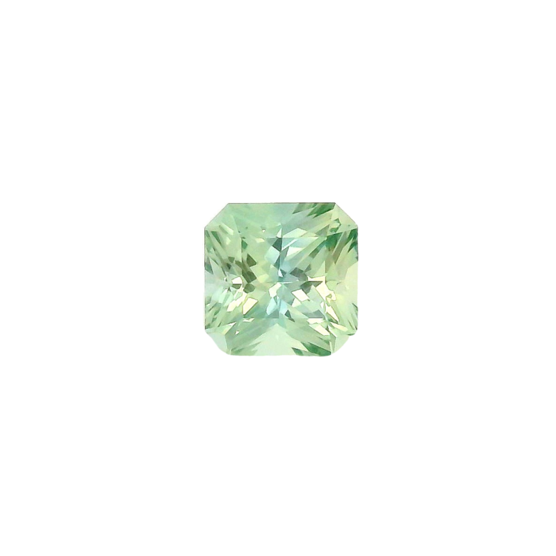 Montana Sapphire, Green, Radiant, 0.81 ct