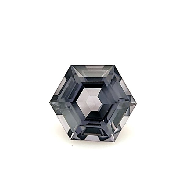 1.34 ct, Gray, Spinel, Hexagon