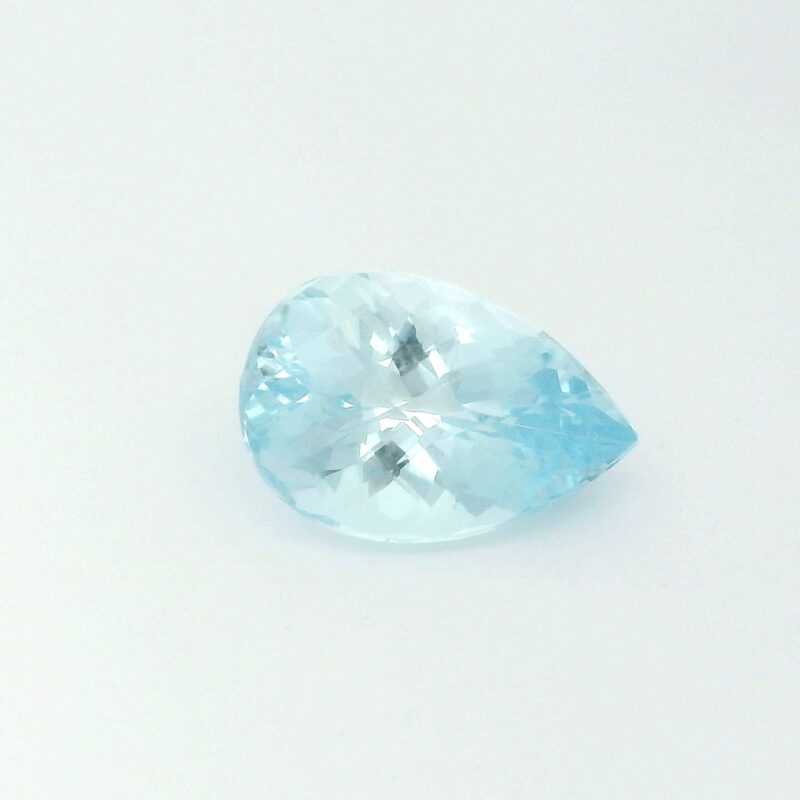 Aquamarine, Blue, Pear, 3.00 ct